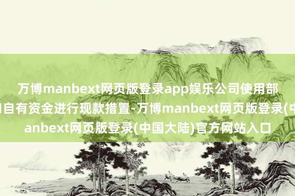万博manbext网页版登录app娱乐公司使用部分暂时闲置召募资金和自有资金进行现款措置-万博manbext网页版登录(中国大陆)官方网站入口